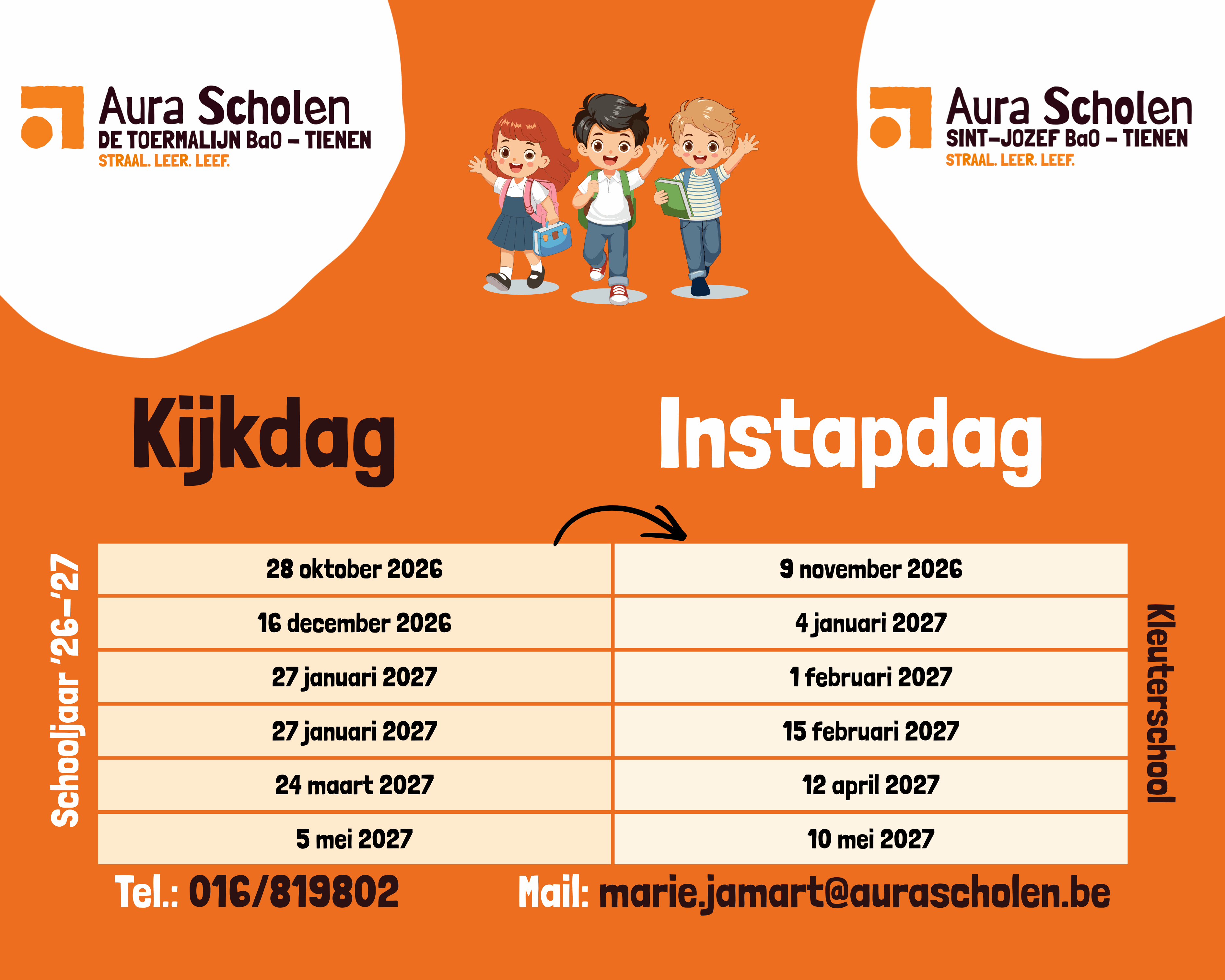 Kijkdag en instapdag